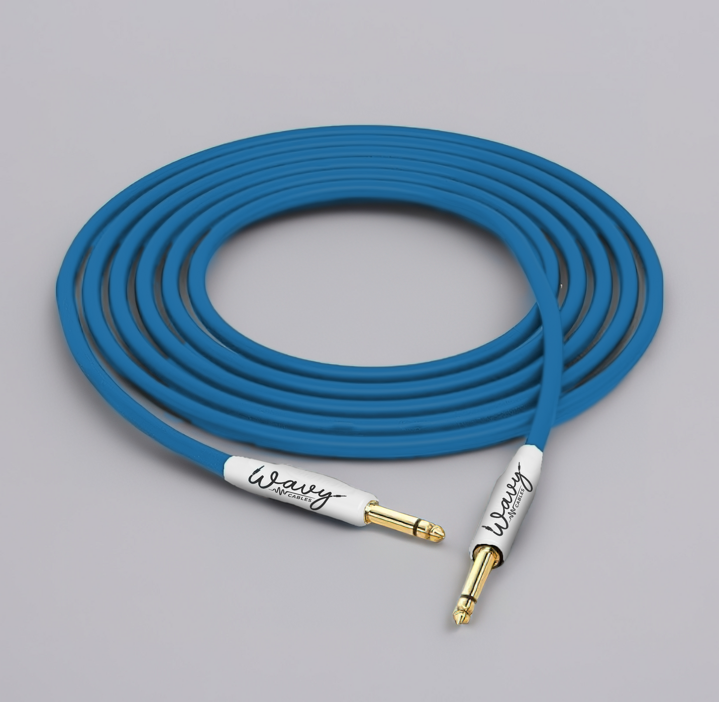 Straight to Straight / Instrument Cable (Blue)