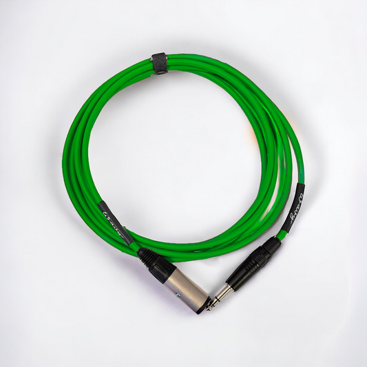 Locking Headphone Extension Cable (Green)